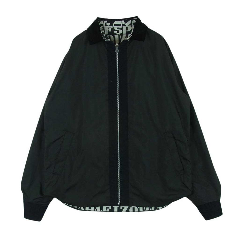 Sacai サカイ 20SS 20-02427M ALEXUNDER GILARD リバーシブル フルジップ シャツ ジャケット ブラック系 2【中古】