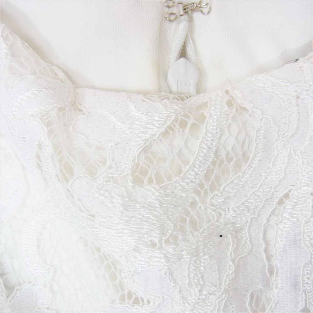 TADASHI SHOJI タダシショージ BME15075MYBHJ 総レース ノースリーブ ミディアム ドレス ネイビー系 2【中古】