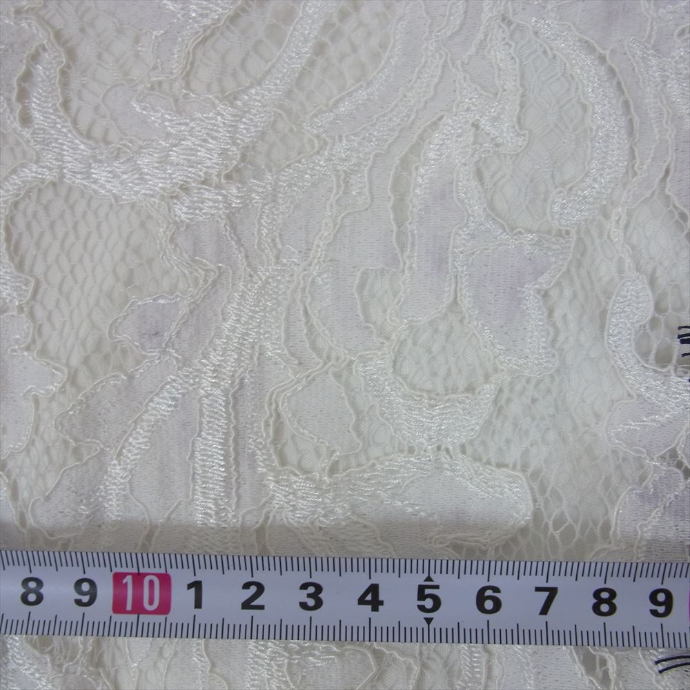 TADASHI SHOJI タダシショージ BME15075MYBHJ 総レース ノースリーブ ミディアム ドレス ネイビー系 2【中古】