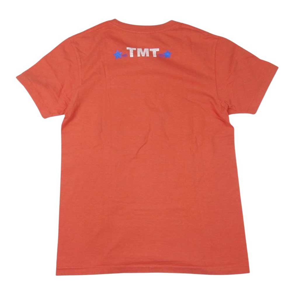 TMT ティーエムティー TMT STAR プリント 半袖 Tシャツ オレンジ系 S【中古】