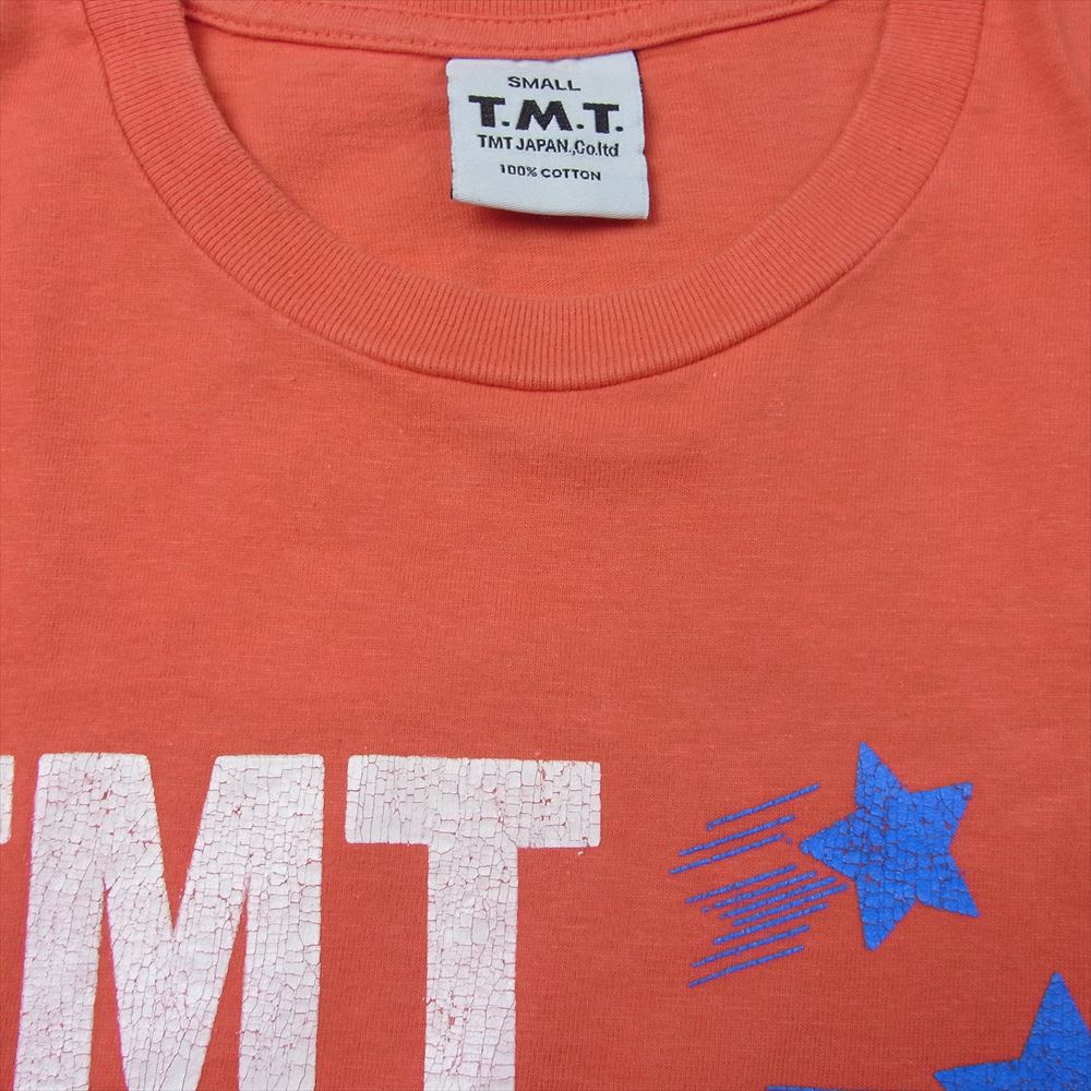 TMT ティーエムティー TMT STAR プリント 半袖 Tシャツ オレンジ系 S【中古】