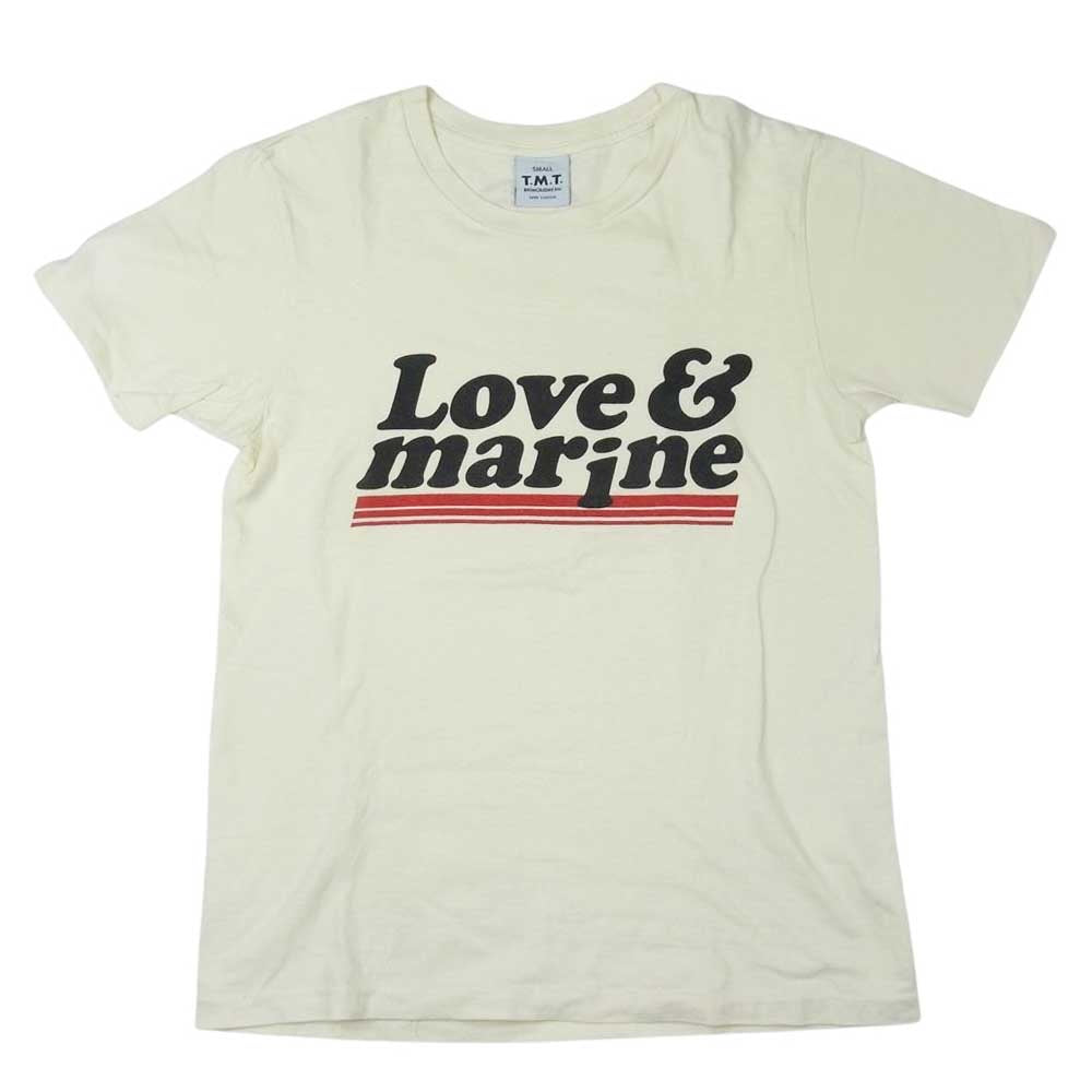 TMT ティーエムティー LOVE MARINE 半袖 Tシャツ ベージュ系 S【中古】
