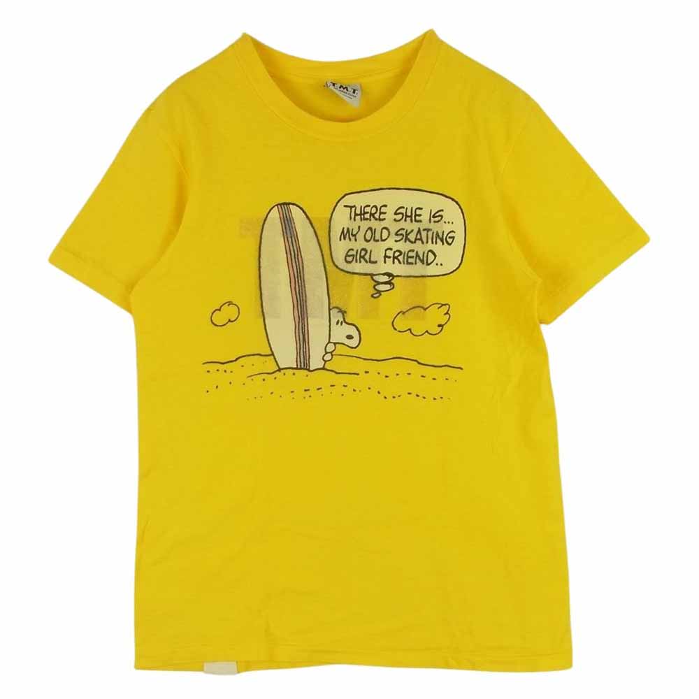 TMT ティーエムティー スヌーピー プリント 半袖 Tシャツ イエロー系 S【中古】
