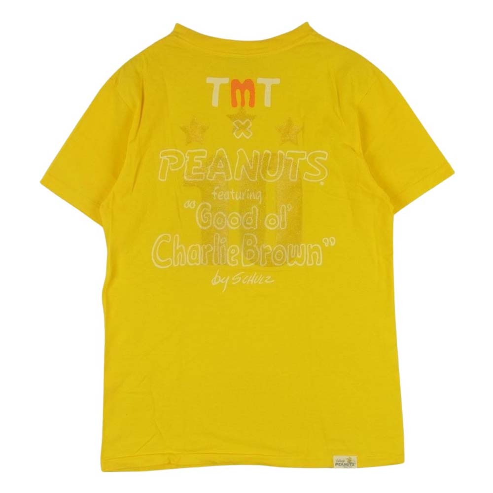 TMT ティーエムティー スヌーピー プリント 半袖 Tシャツ イエロー系 S【中古】