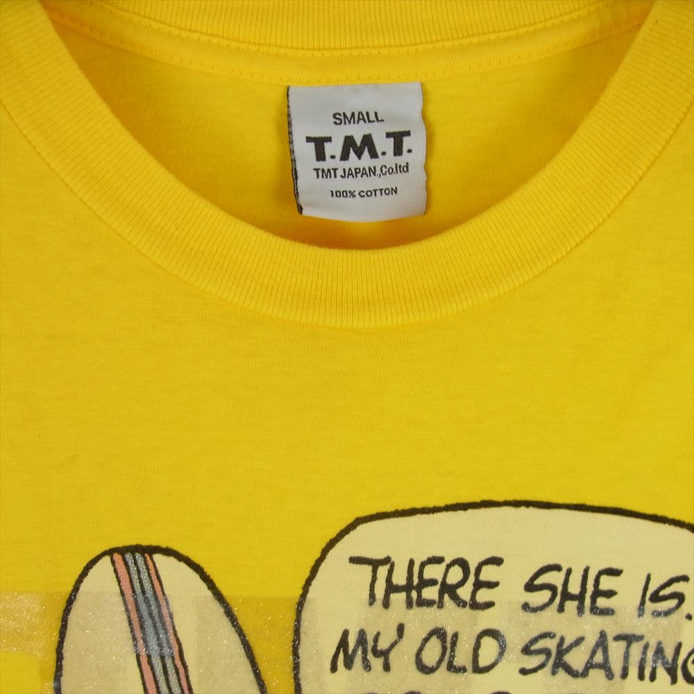 TMT ティーエムティー スヌーピー プリント 半袖 Tシャツ イエロー系 S【中古】