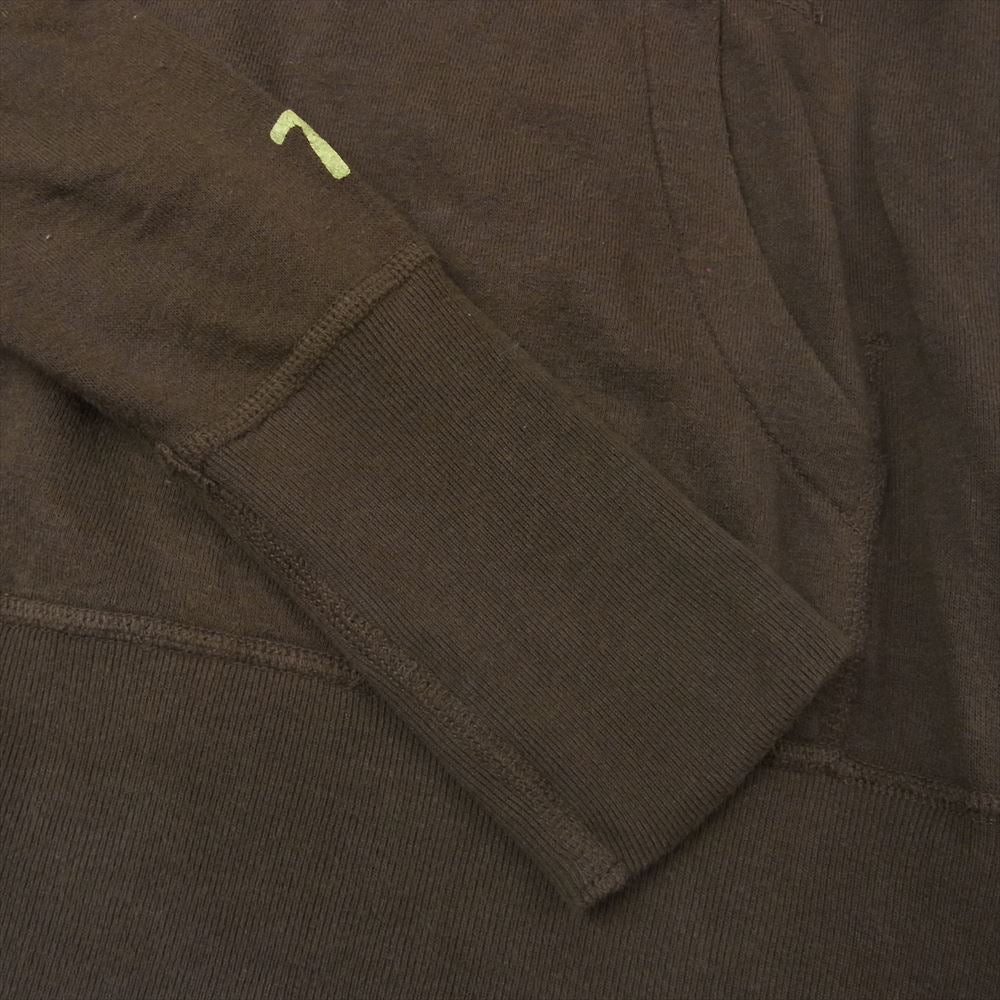 TMT ティーエムティー スヌーピー プリント  プルオーバー スウェット パーカー ブラウン系 S【中古】