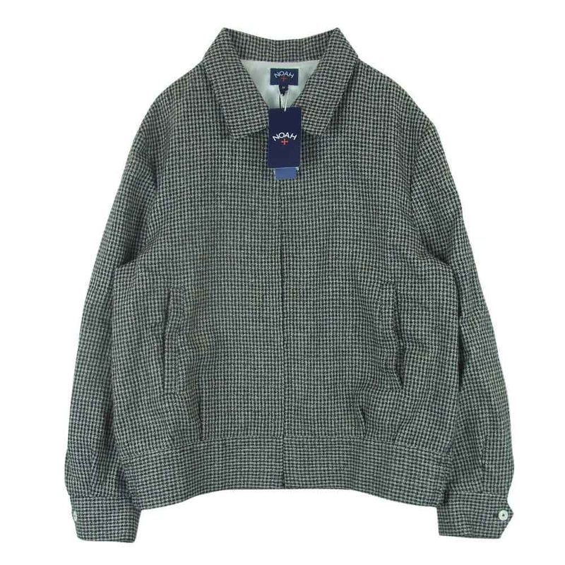 ノア 24SS 24-011-122-0002-1-0 RICKY JACKET Multi リッキー シャツ ジャケット マルチ チェック柄 ジップアップ ブラック系 グレー系 M【新古品】【未使用】【中古】