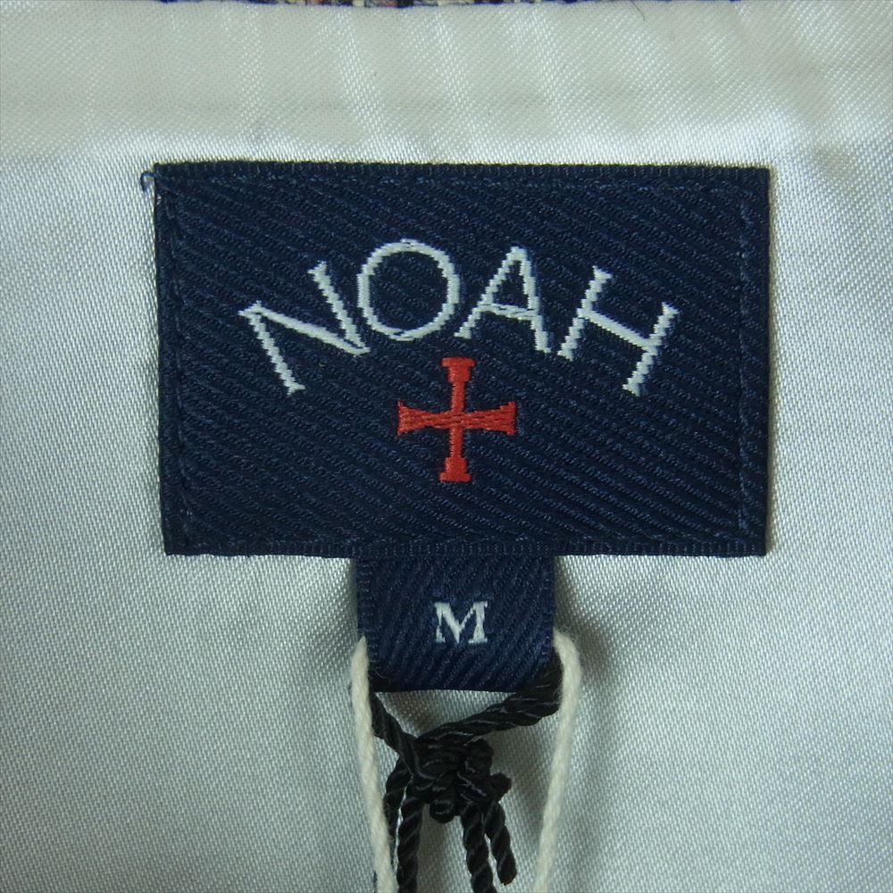 ノア 24SS 24-011-122-0002-1-0 RICKY JACKET Multi リッキー シャツ ジャケット マルチ チェック柄 ジップアップ ブラック系 グレー系 M【新古品】【未使用】【中古】