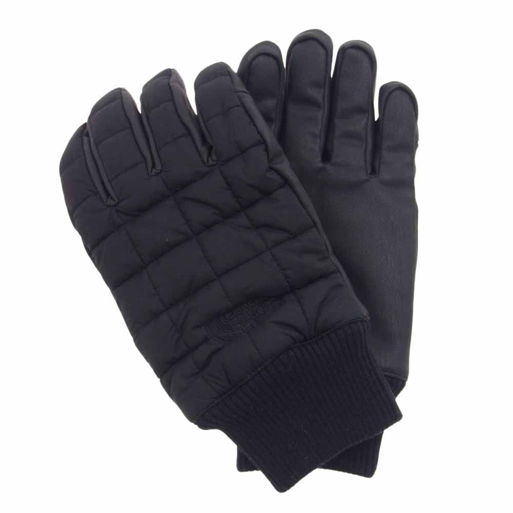 THE NORTH FACE ノースフェイス NN61616 RP Glove 中綿 キルト グローブ 手袋 ブラック系【中古】