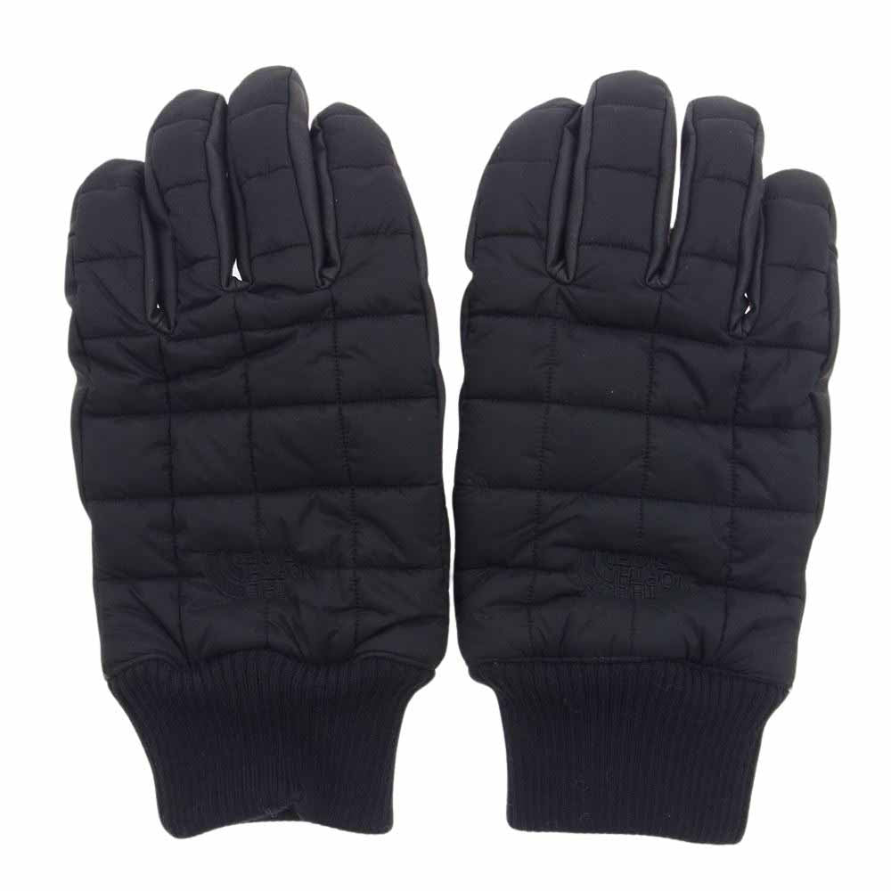 THE NORTH FACE ノースフェイス NN61616 RP Glove 中綿 キルト グローブ 手袋 ブラック系【中古】