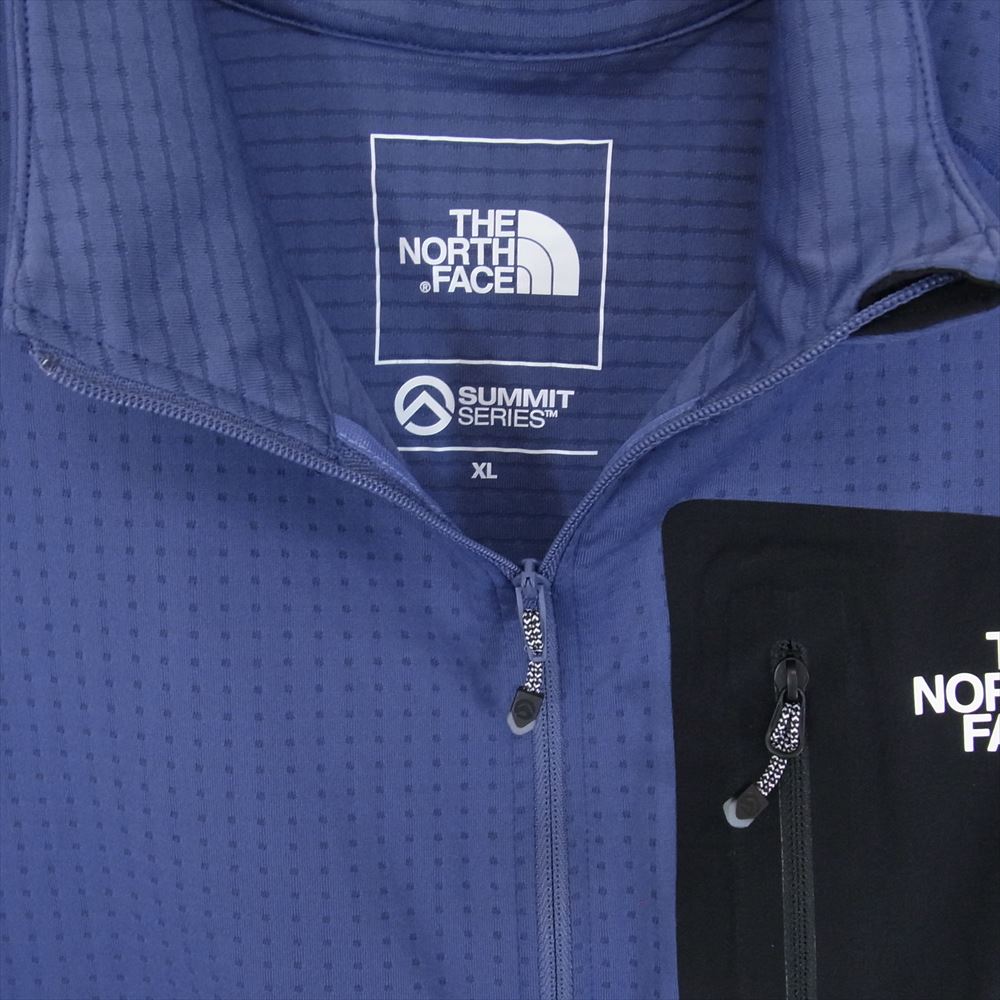 THE NORTH FACE ノースフェイス NT12122 Expedition Dry Dot Zip High エクスペディション ドライ ドット ジップハイ ハーフジップ パープル系 パープル系 XL【中古】
