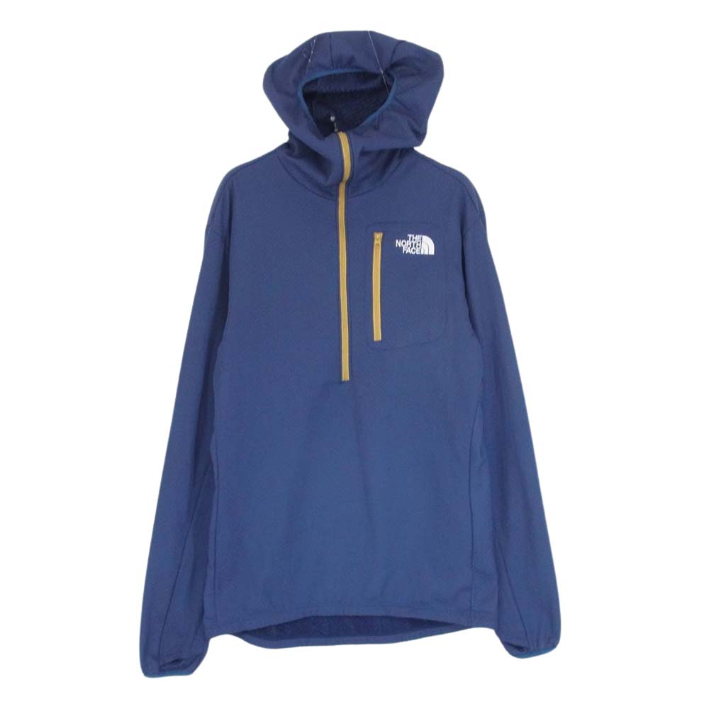 THE NORTH FACE ノースフェイス NL62121 Expedition Grid Fleece Hoodie エクスペディション グリッド フリース フーディ ジャケット ブルー系 XL【中古】