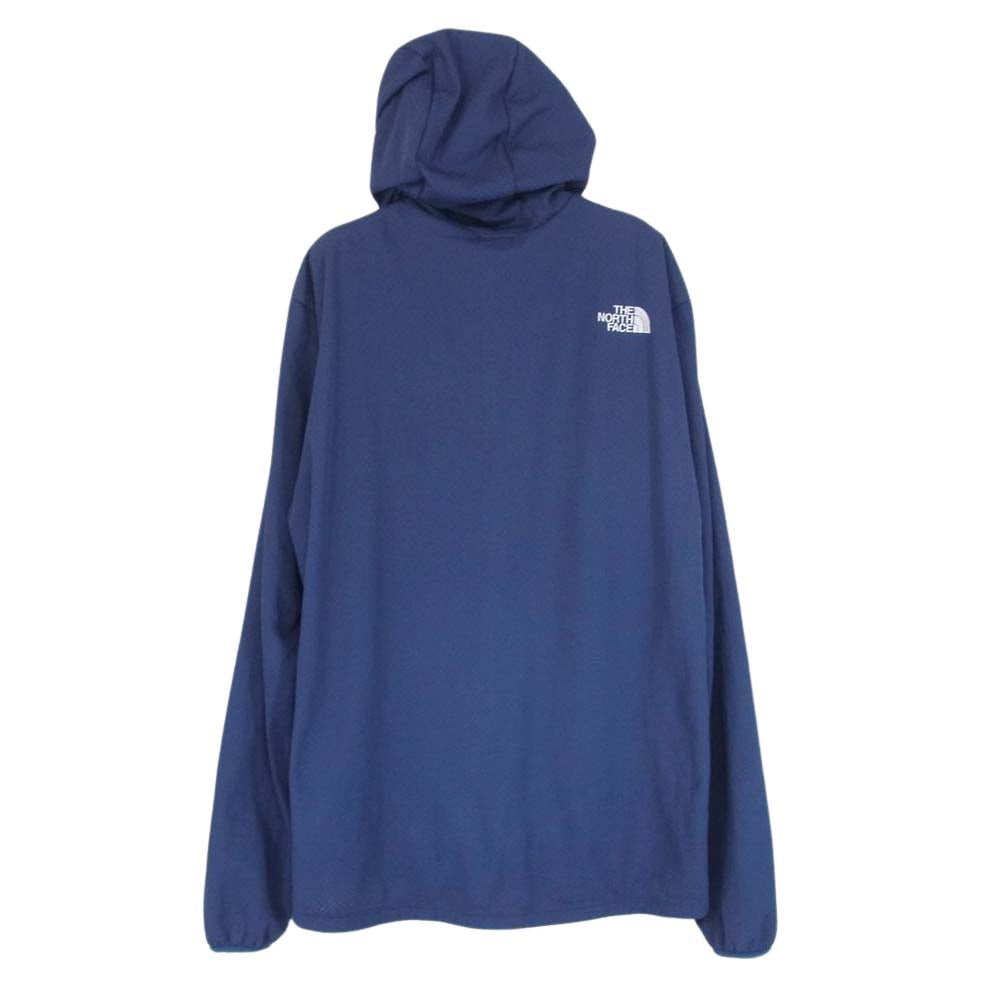 THE NORTH FACE ノースフェイス NL62121 Expedition Grid Fleece Hoodie エクスペディション グリッド フリース フーディ ジャケット ブルー系 XL【中古】