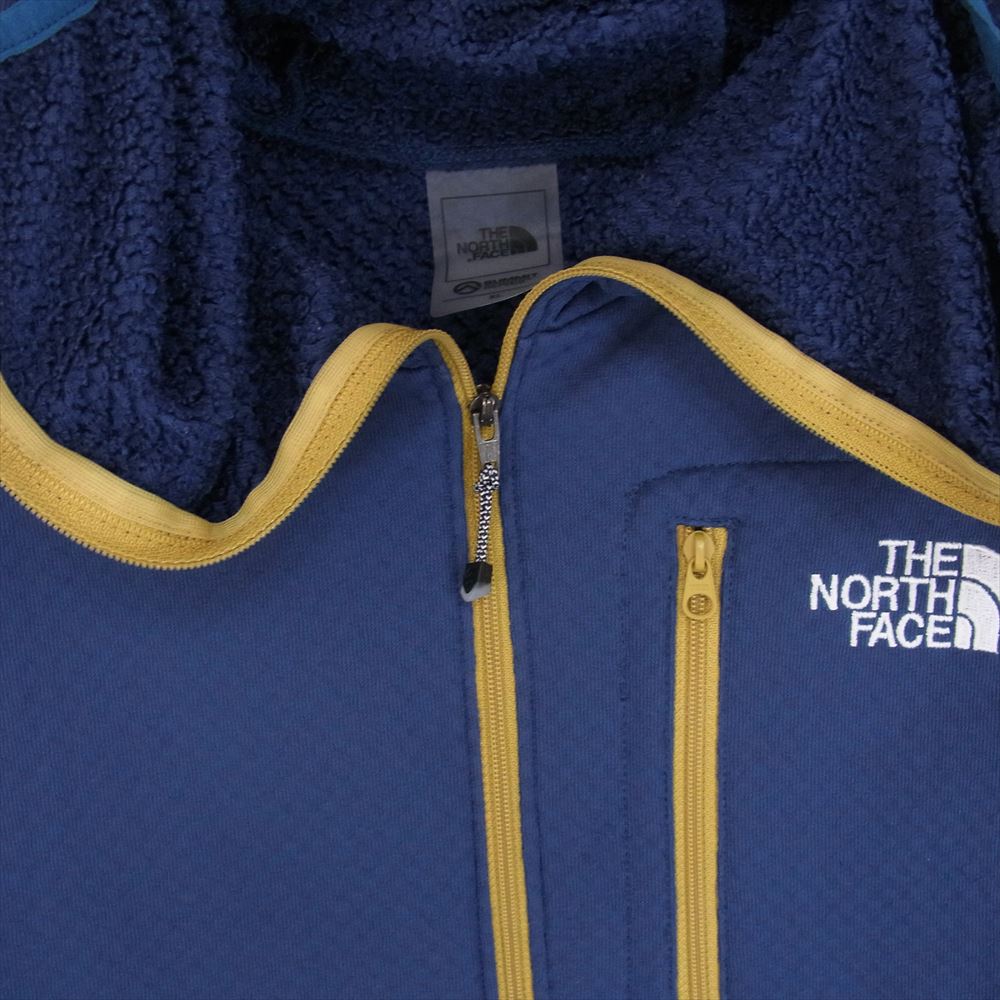 THE NORTH FACE ノースフェイス NL62121 Expedition Grid Fleece Hoodie エクスペディション グリッド フリース フーディ ジャケット ブルー系 XL【中古】