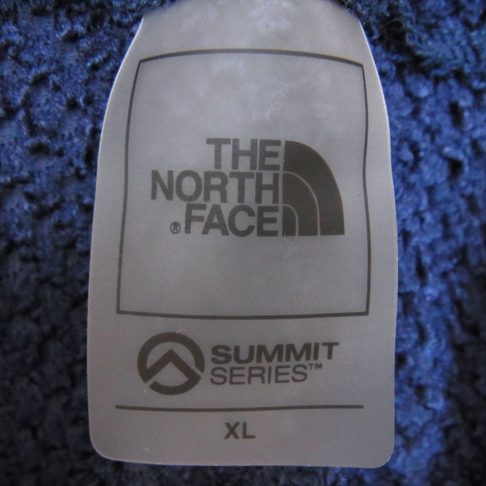 THE NORTH FACE ノースフェイス NL62121 Expedition Grid Fleece Hoodie エクスペディション グリッド フリース フーディ ジャケット ブルー系 XL【中古】