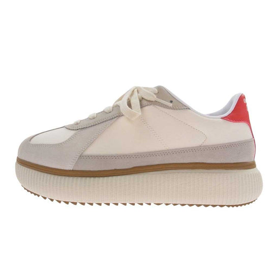 ONITSUKA TIGER オニツカタイガー 1183B874 DELECITY デレシティ 厚底 ローカット スニーカー ダッドシューズ オフホワイト系 27cm【極上美品】【中古】