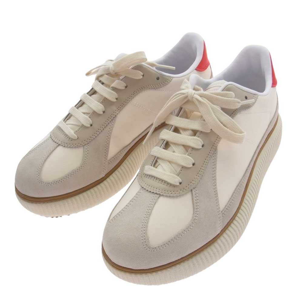 ONITSUKA TIGER オニツカタイガー 1183B874 DELECITY デレシティ 厚底 ローカット スニーカー ダッドシューズ オフホワイト系 27cm【極上美品】【中古】