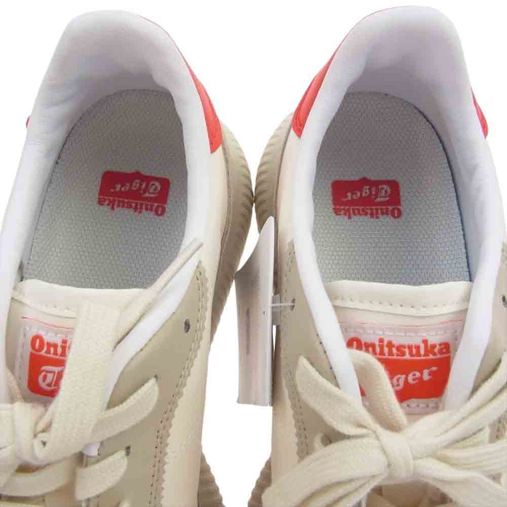 ONITSUKA TIGER オニツカタイガー 1183B874 DELECITY デレシティ 厚底 ローカット スニーカー ダッドシューズ オフホワイト系 27cm【極上美品】【中古】