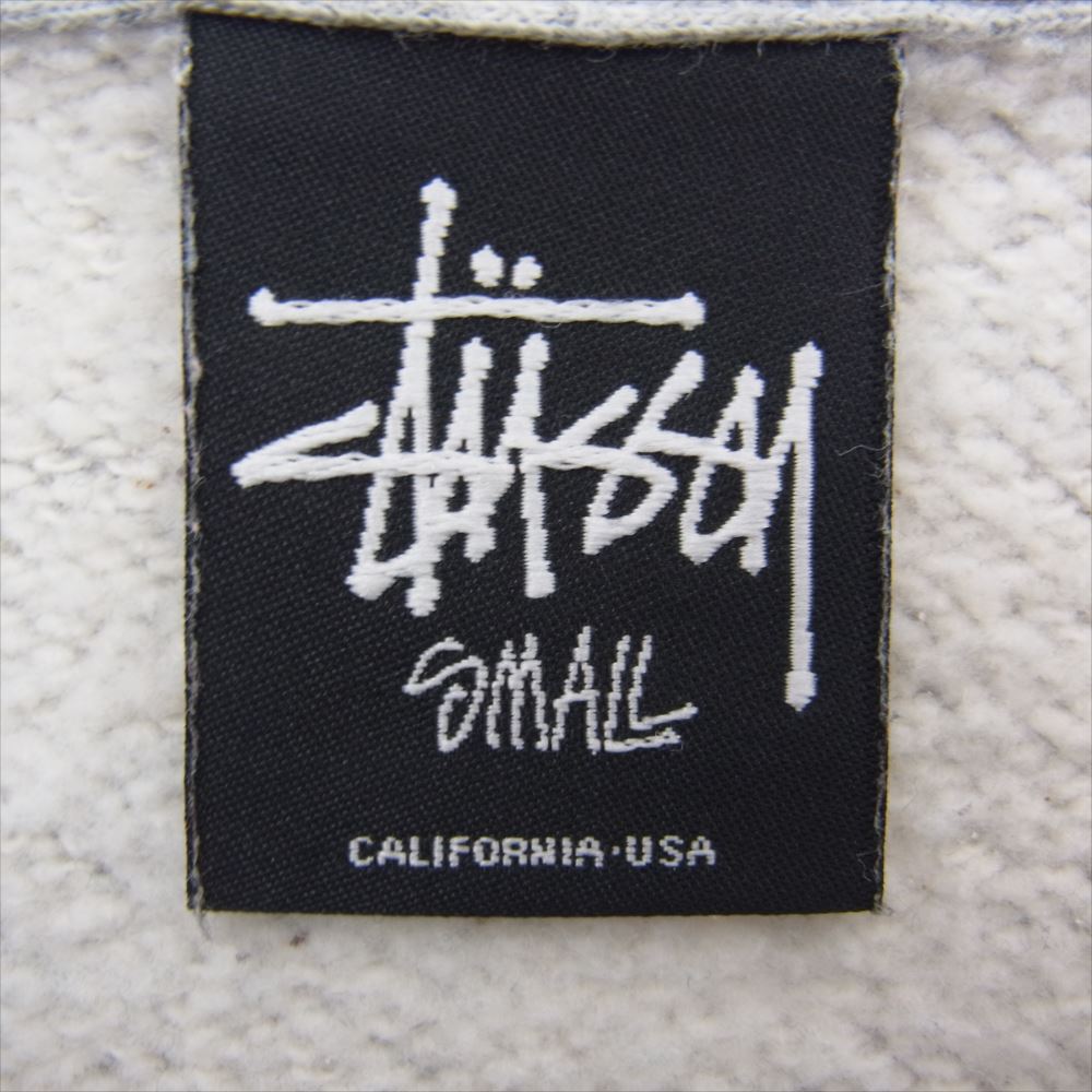 STUSSY ステューシー KNOWLEDGE バックプリント 長袖 クルーネック スウェット トレーナー グレー系 S【中古】