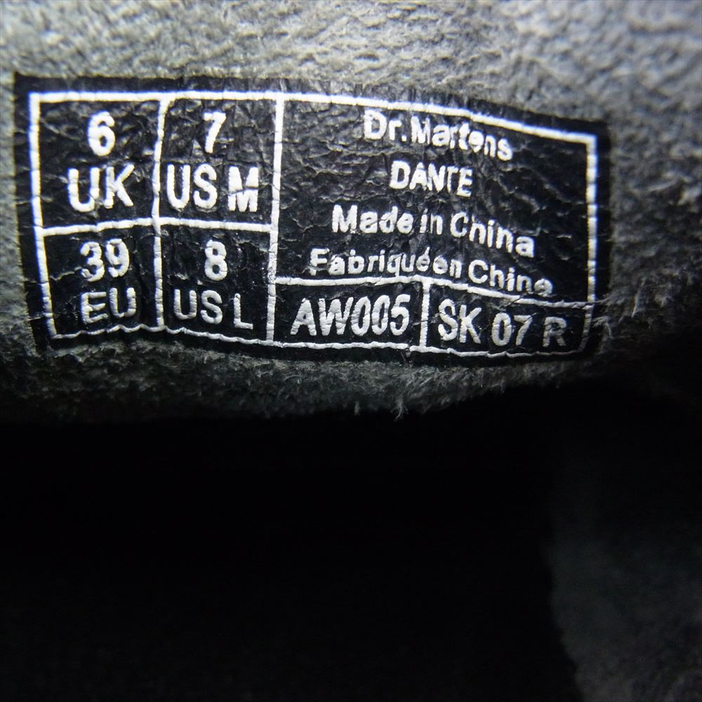Dr.Martens ドクターマーチン SK07R スエード 6ホール ローカット シューズ グレー系 UK6【中古】