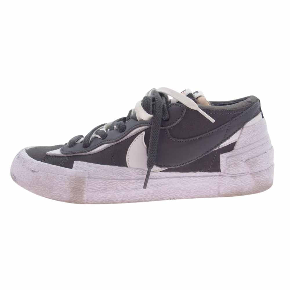 NIKE ナイキ DD1877-002 × SACAI サカイ BLAZER LOW IRON GREY ブレーザー ロー アイアン グレー スニーカー グレー系 26.5cm【中古】