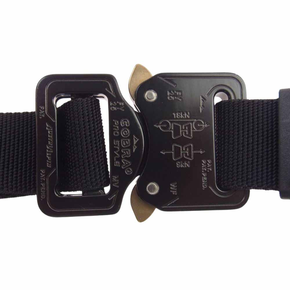 バッグジャック COBRA 別注 BUCKLE BELT コブラ 別注 バックルベルト ブラック系【中古】