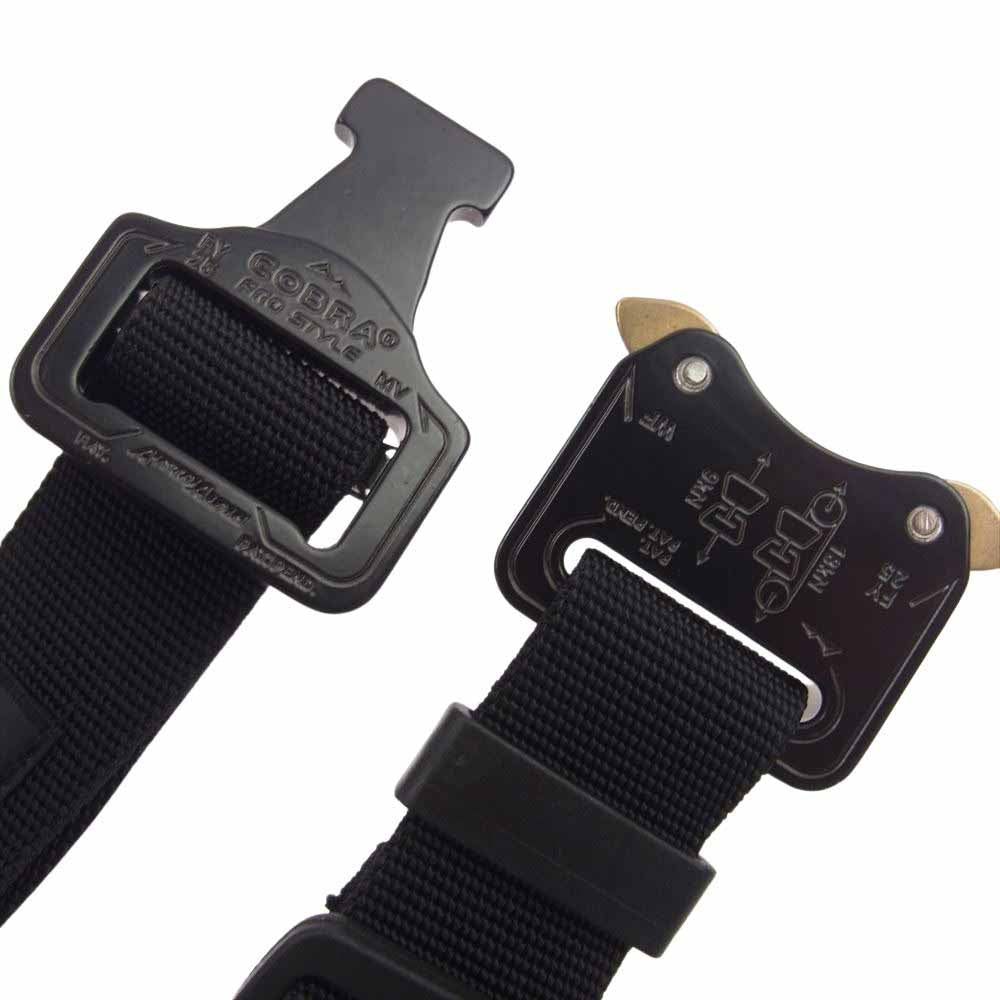バッグジャック COBRA 別注 BUCKLE BELT コブラ 別注 バックルベルト ブラック系【中古】