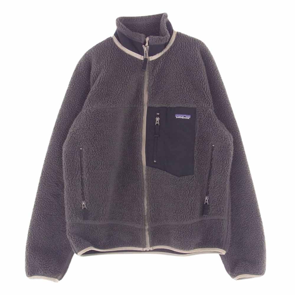 patagonia パタゴニア 07AW 23055 07年製 メキシコ製 Classic Retro X Jacket クラシック レトロ X フリース ジャケット チャコールグレー系 S【中古】