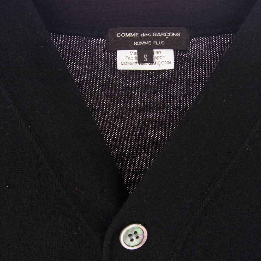 COMME des GARCONS HOMME PLUS コムデギャルソンオムプリュス 09AW PD-T037 ウール ニット カーディガン ブラック系 S【中古】