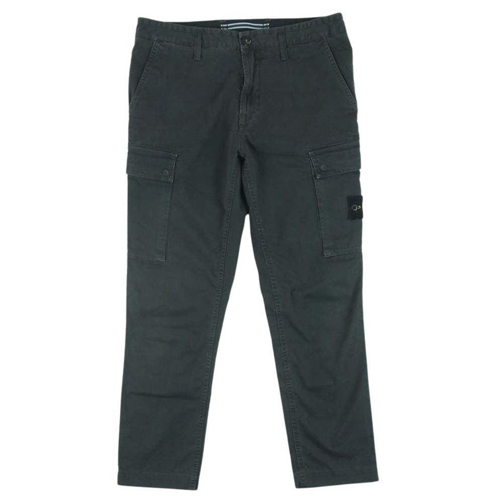STONE ISLAND ストーンアイランド 20AW 6915313WI 国内正規品 TWILL CARGO PANTS ロゴワッペン ツイルカーゴパンツ【中古】