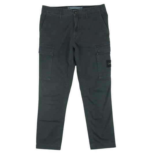 STONE ISLAND ストーンアイランド 20AW 6915313WI 国内正規品 TWILL CARGO PANTS ロゴワッペン ツイルカーゴパンツ【中古】