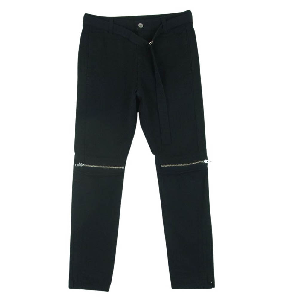 Sacai サカイ 20SS 20-02269M ZIP DENIM PANTS ジップ ブラックデニム パンツ ブラック系【中古】