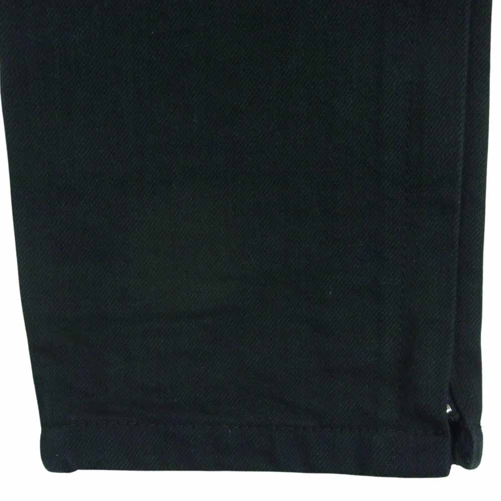Sacai サカイ 20SS 20-02269M ZIP DENIM PANTS ジップ ブラックデニム パンツ ブラック系【中古】