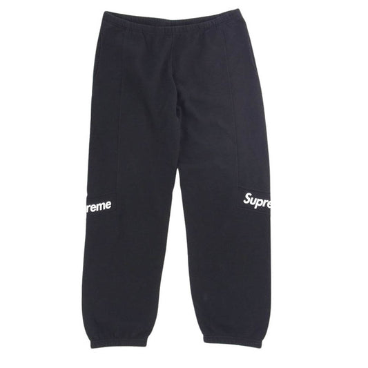 Supreme シュプリーム Color Blocked Sweatpants カラーブロックド 裏起毛 スウェットパンツ ブラック系 XL【中古】