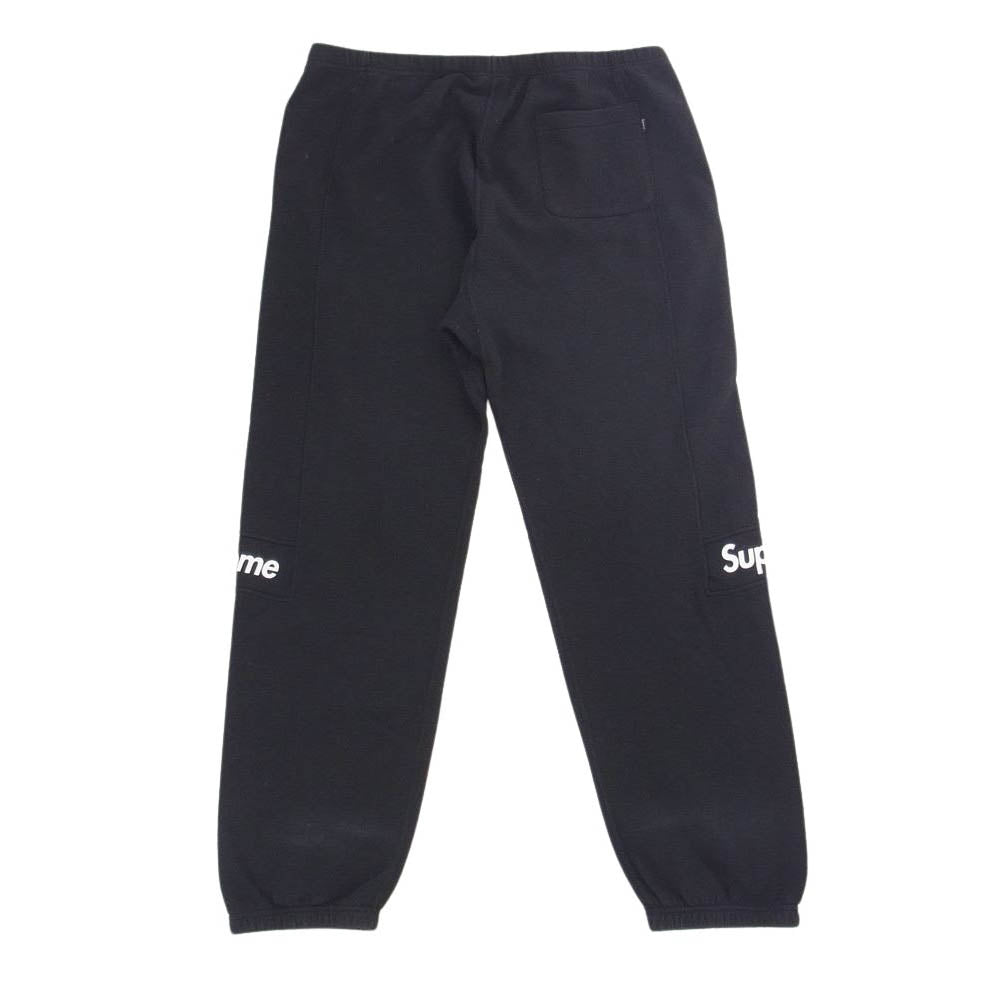 Supreme シュプリーム Color Blocked Sweatpants カラーブロックド 裏起毛 スウェットパンツ ブラック系 XL【中古】