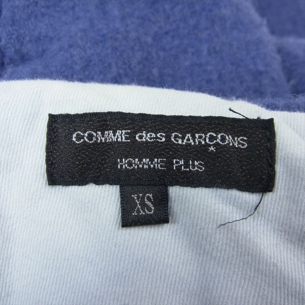 COMME des GARCONS HOMME PLUS コムデギャルソンオムプリュス 22AW LOOK1 PJ-P035 ウール 縮絨 テーパードパンツ パープル系 XS【中古】