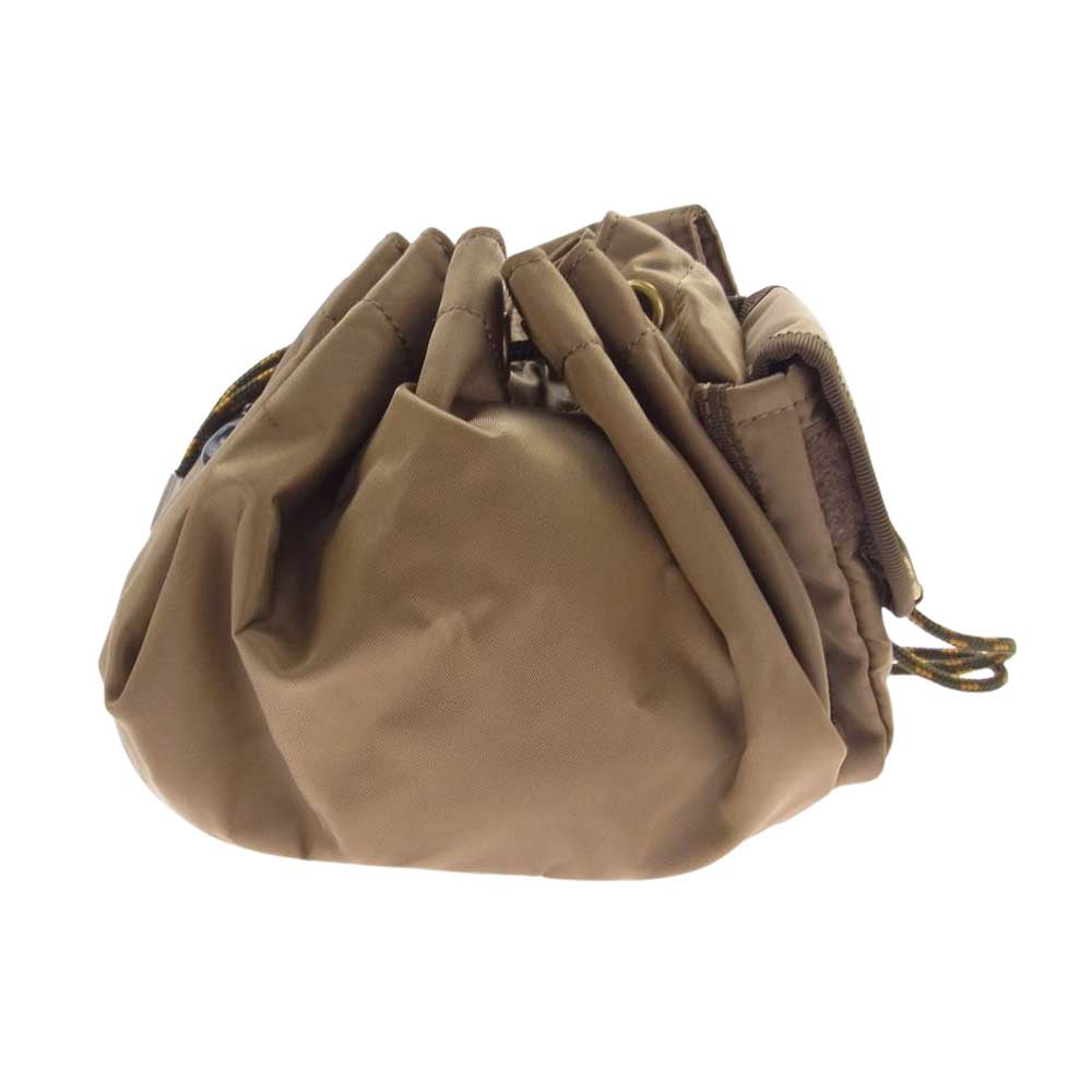 Sacai サカイ 22AW 22-0412S PORTER Tactical Drawstring ポーター タクティカル ドローストリング 巾着 ショルダーバッグ ライトブラウン系 OS【中古】