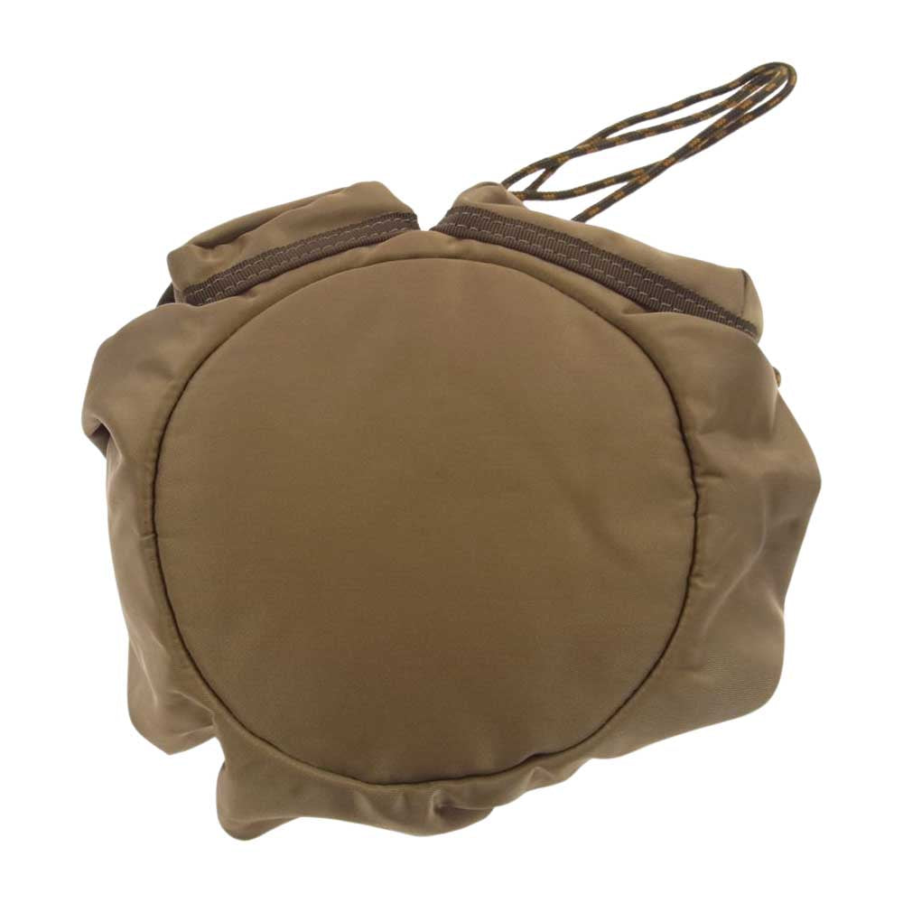Sacai サカイ 22AW 22-0412S PORTER Tactical Drawstring ポーター タクティカル ドローストリング 巾着 ショルダーバッグ ライトブラウン系 OS【中古】