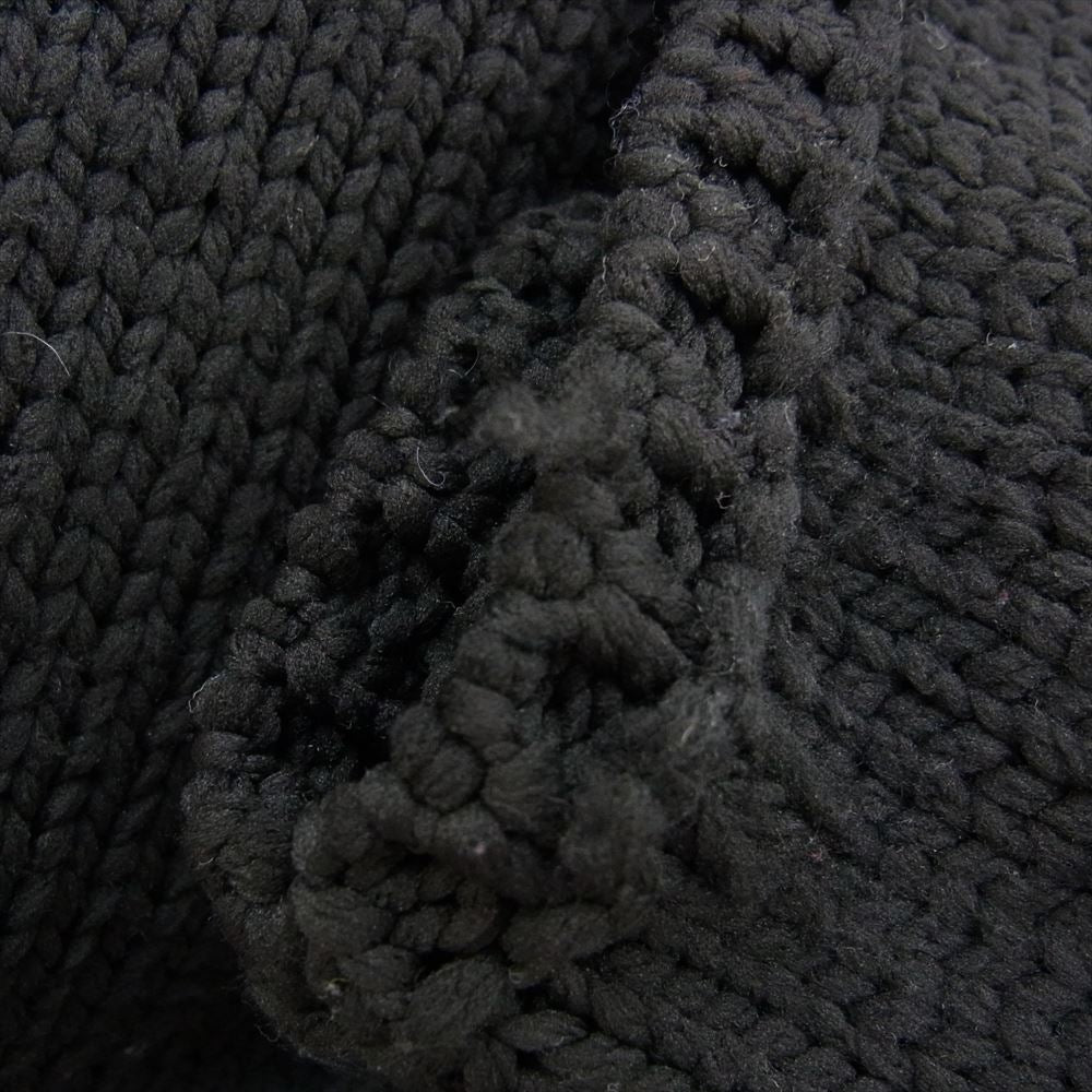 COMME des GARCONS HOMME PLUS コムデギャルソンオムプリュス 23AW PL-N010 AD2023 Cable Knit Cardigan ケーブル ニット カーディガン  ブラック系 M【中古】