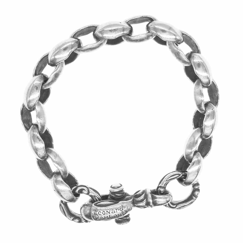 LEONARD KAMHOUT レナードカムホート Silk Link Bracelet シルクリンクブレスレット シルバー系【中古】
