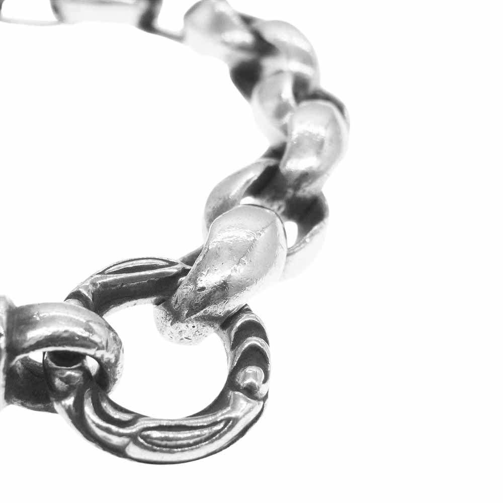 LEONARD KAMHOUT レナードカムホート Silk Link Bracelet シルクリンクブレスレット シルバー系【中古】