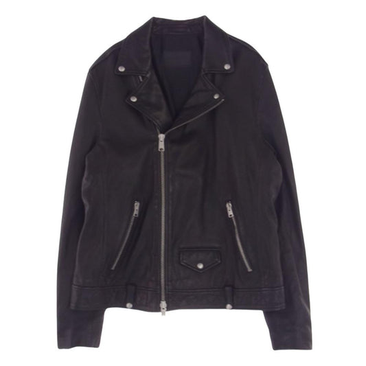 オールセインツ ML025N MILO BIKER ラムレザー ダブルライダース ジャケット ブラック系 L【美品】【中古】
