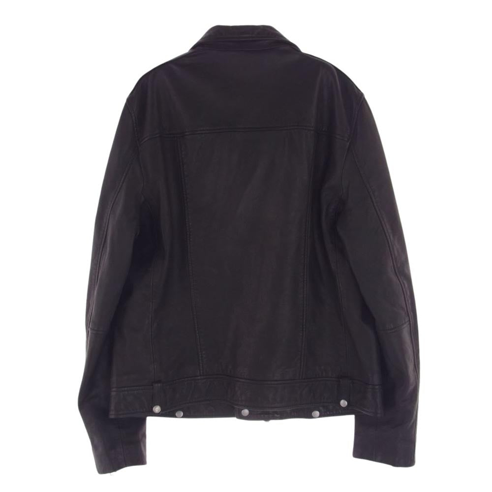 オールセインツ ML025N MILO BIKER ラムレザー ダブルライダース ジャケット ブラック系 L【美品】【中古】