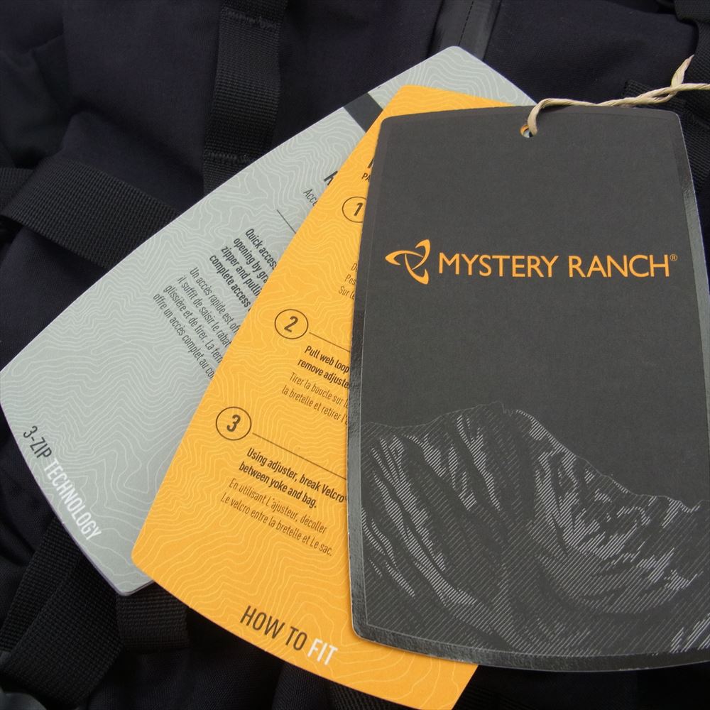 MYSTERY RANCH ミステリーランチ 112382-001-30 Terraframe 3-Zip 50 Black-M テラフレーム リュック バックパック ブラック系【新古品】【未使用】【中古】