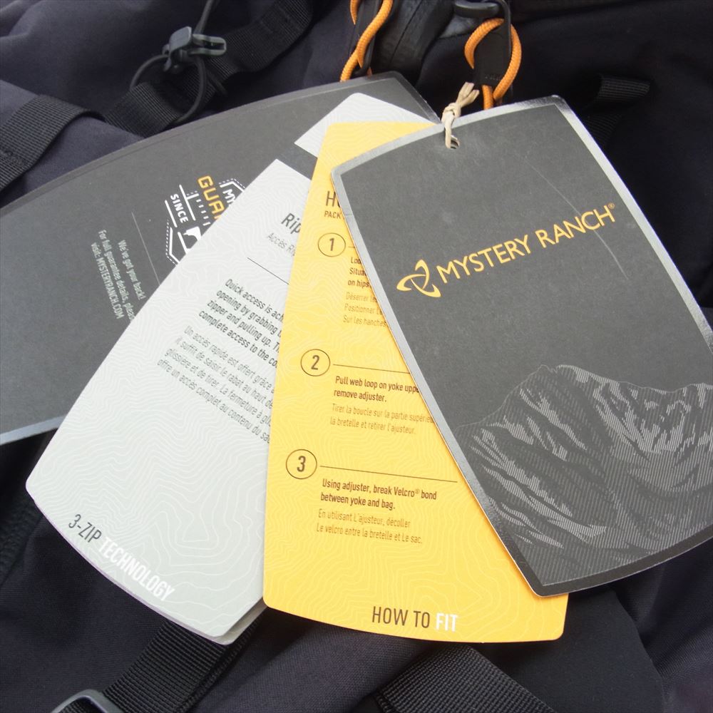 MYSTERY RANCH ミステリーランチ 112382-001-30 Terraframe 3-Zip 50 Black-M テラフレーム リュック バックパック ブラック系【新古品】【未使用】【中古】
