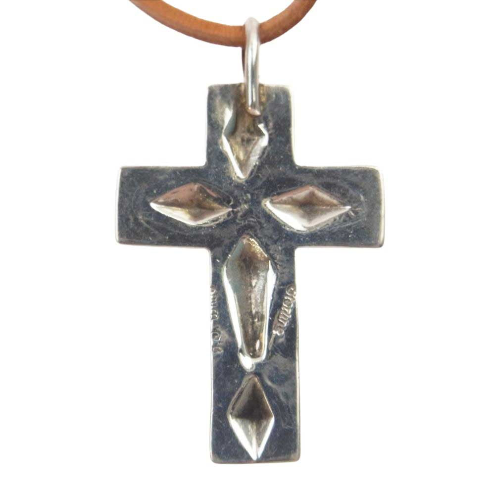 ナバホ族 Orville White オーヴィル ホワイト ナバホ族 クロストップ ネックレス シルバー系【中古】