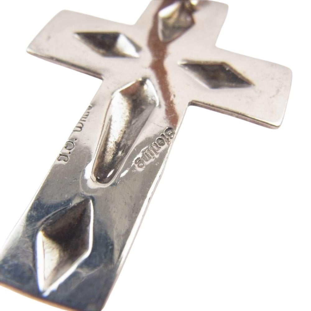 ナバホ族 Orville White オーヴィル ホワイト ナバホ族 クロストップ ネックレス シルバー系【中古】