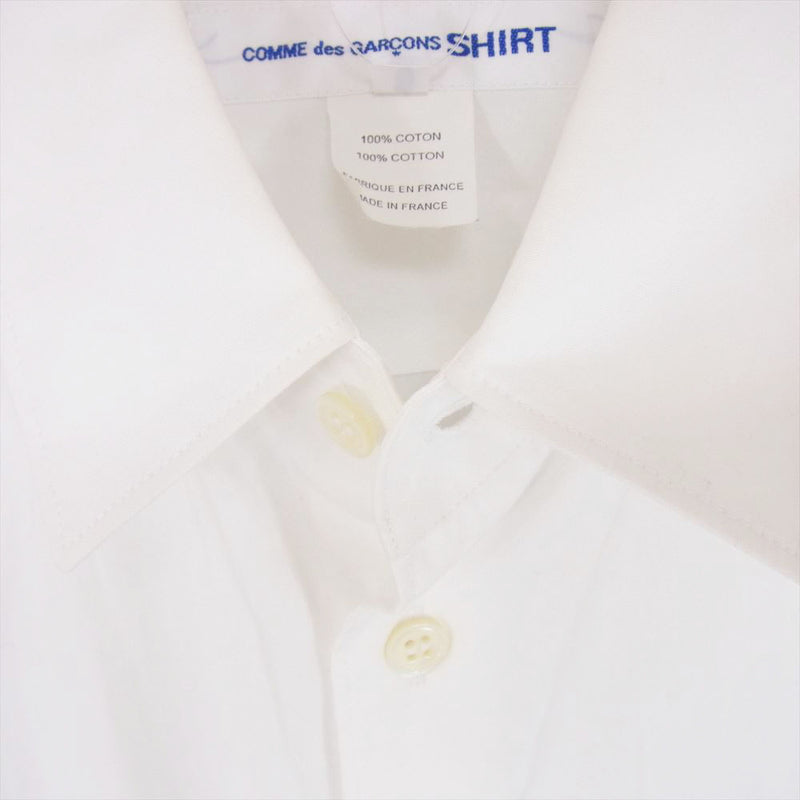 COMME des GARCONS コムデギャルソン SHIRT シャツ レギュラーカラーシャツ　長袖シャツ ホワイト系 S【中古】