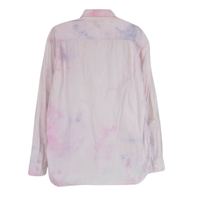 COMME des GARCONS コムデギャルソン W17010  SHIRT シャツ ムラ染めシャツ 長袖シャツ ピンク系 XS【中古】