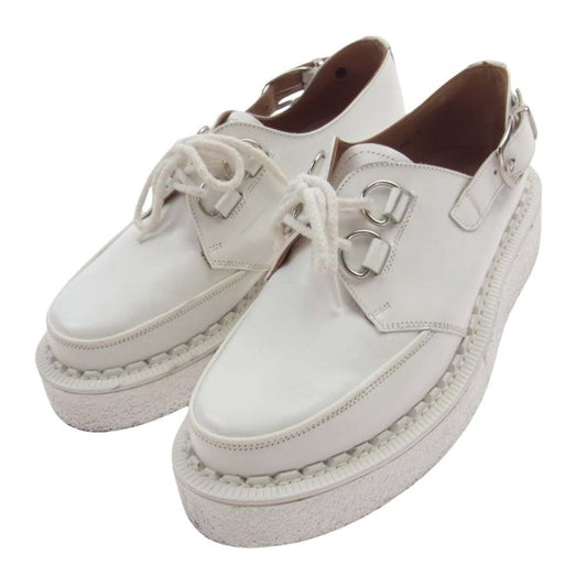 COMME des GARCONS HOMME PLUS コムデギャルソンオムプリュス PZ-K114-001 ジョージコックス ラバーソールシューズ ジョージコックス  D-RING リング ホワイト系 7【中古】